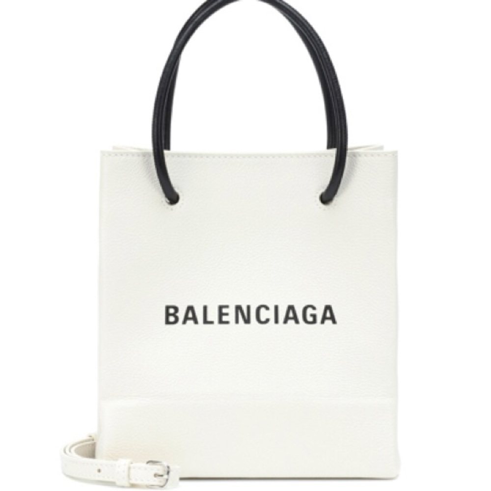 Balenciaga White Tote Bag small